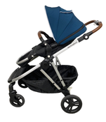 secondhand Mockingbird Single to Double Stroller, 2023, Silver with Penny Leather, Windowpane, Sea