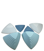 secondhand JumpOff Jo Rocksteady Plus Balance Blocks And Puddle Jumper Foam Steps, Iceberg