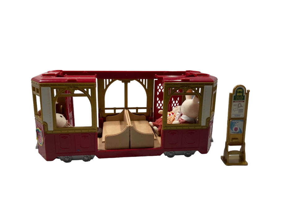 used Calico Critters Town Ride Along Tram