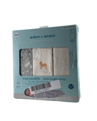 used Aden + Anais Essentials Easy Wrap Swaddle, 3 Pack, 0-3 Months, Wild Prairie Minky