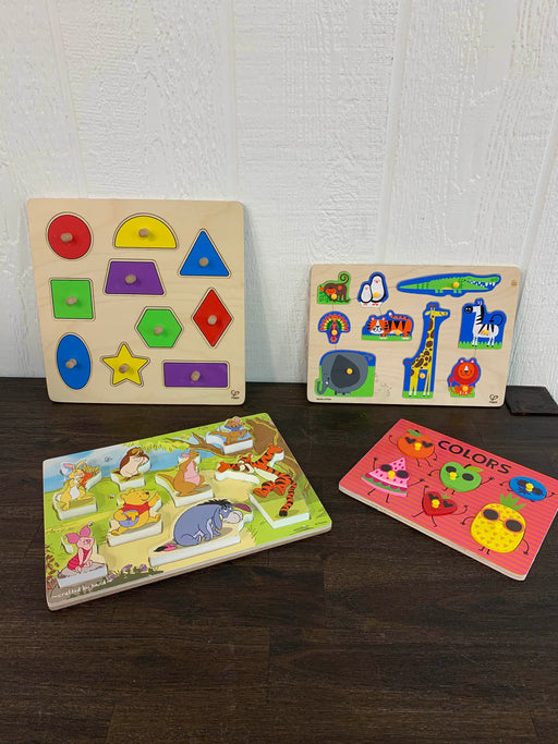 used BUNDLE Wooden Puzzles