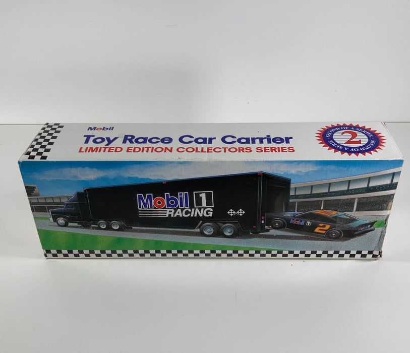 used Mobil Limited Edition Collector’s Series Toy Race Car Carrier