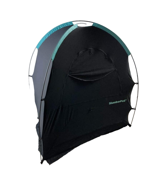 Shop SlumberPod 2.0 Sleep Canopy, Black with Turquoise at GoodBuy Gear