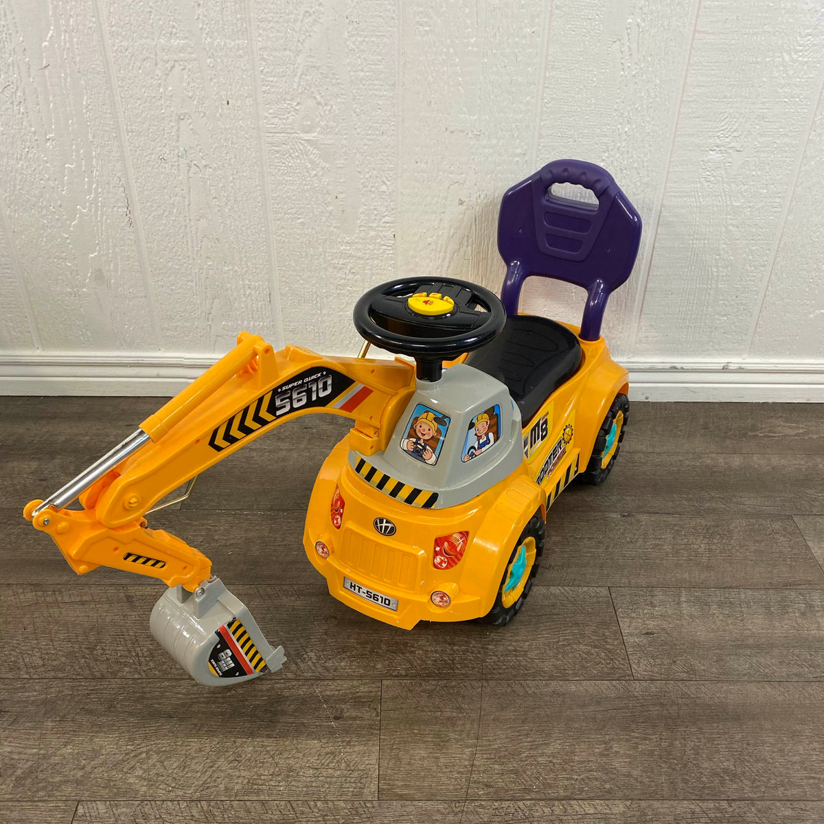 Poco Divo Digger Scooter, Ride-on Excavator