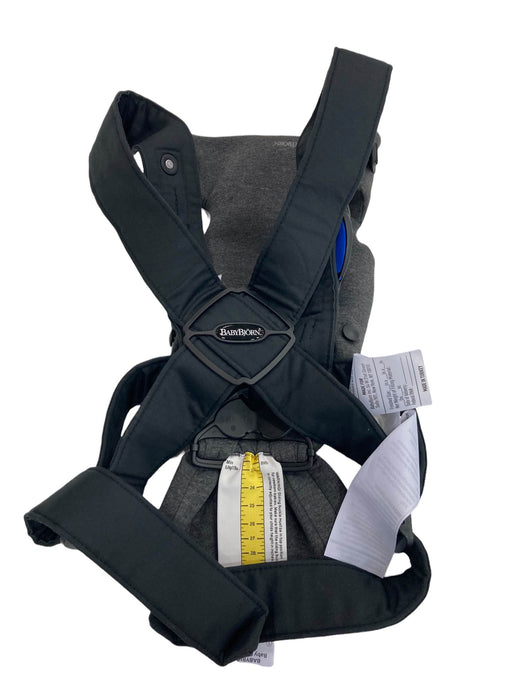 used BabyBjorn Baby Carrier Mini, Charcoal Gray 3D Jersey