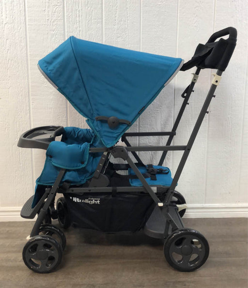 secondhand Joovy Caboose Ultralight Stroller, Turquoise, 1019