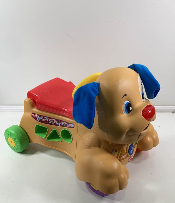 used Fisher Price Laugh And Learn Stride-To-Ride Puppy