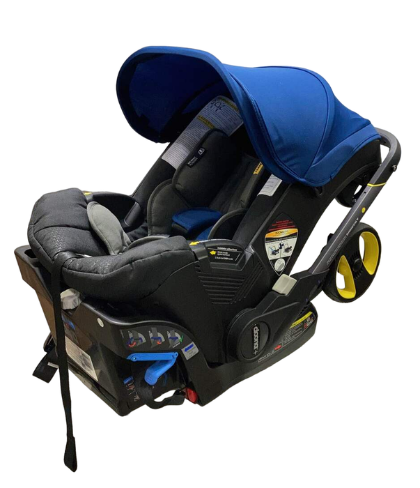 used Doona Infant Car Seat & Stroller Combo, 2022, Royal Blue