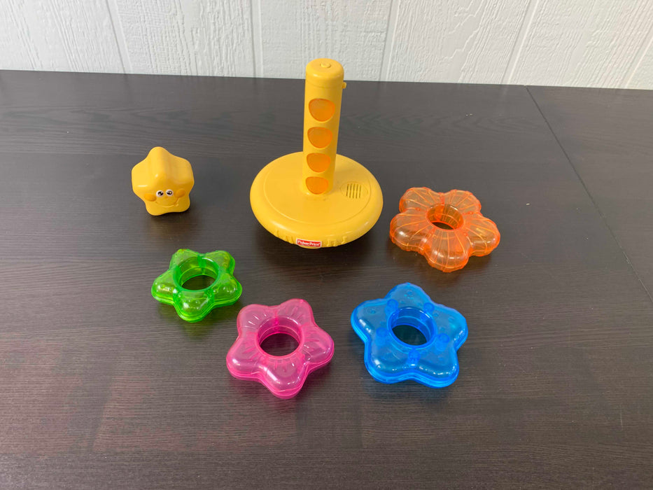 secondhand Fisher Price Light Up Lion Stacker