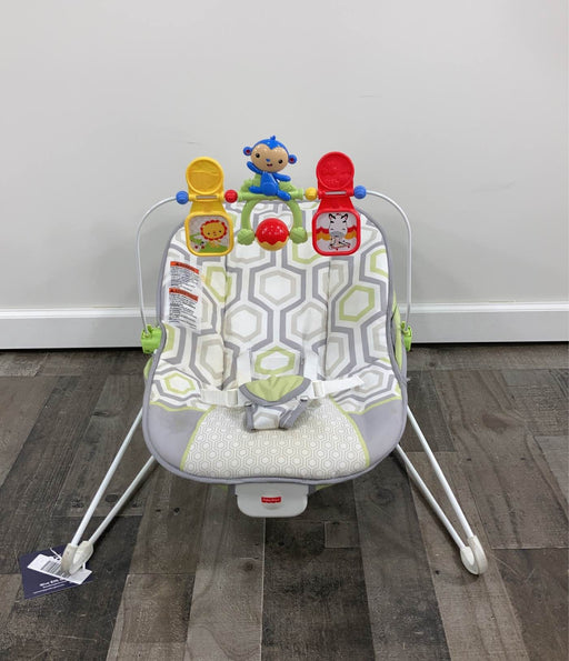 secondhand Fisher Price Baby Bouncer, Geo Meadow