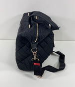 Shop StorkSak Stevie Quilt Diaper Bag, Black at GoodBuy Gear