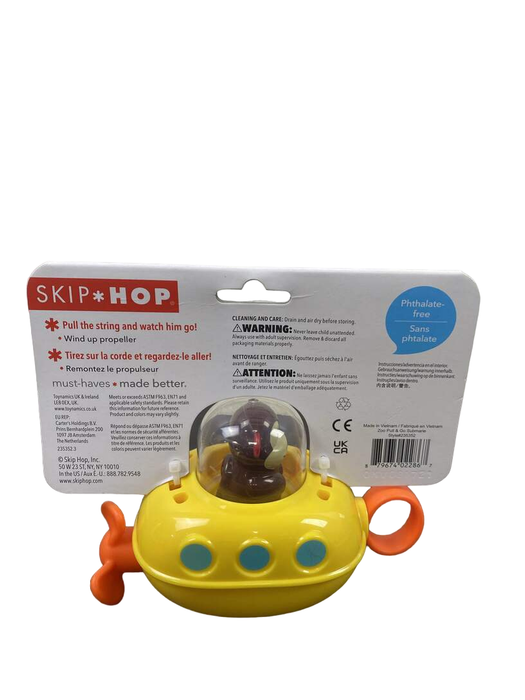 secondhand Skip Hop Zoo Pull & Go Submarine Bath Toy