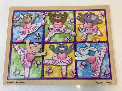 used Melissa & Doug Wooden Puzzle