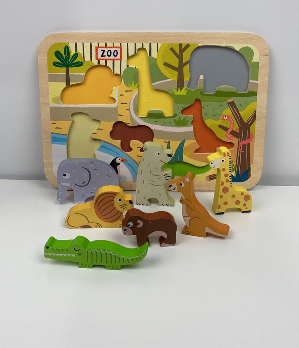Shop Janod Chunky Puzzle, Zoo at GoodBuy Gear