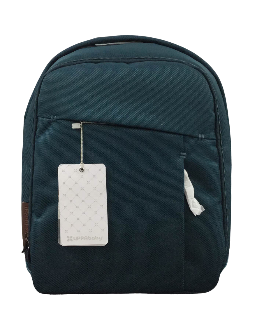 UPPAbaby Changing Backpack, Finn (Deep Sea/Chestnut Leather)