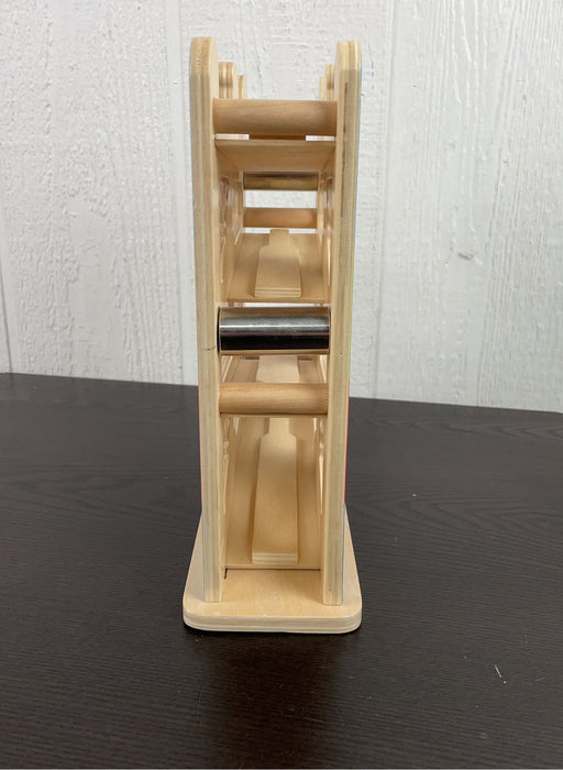 secondhand Melissa & Doug Roll And Ring Ramp Tower