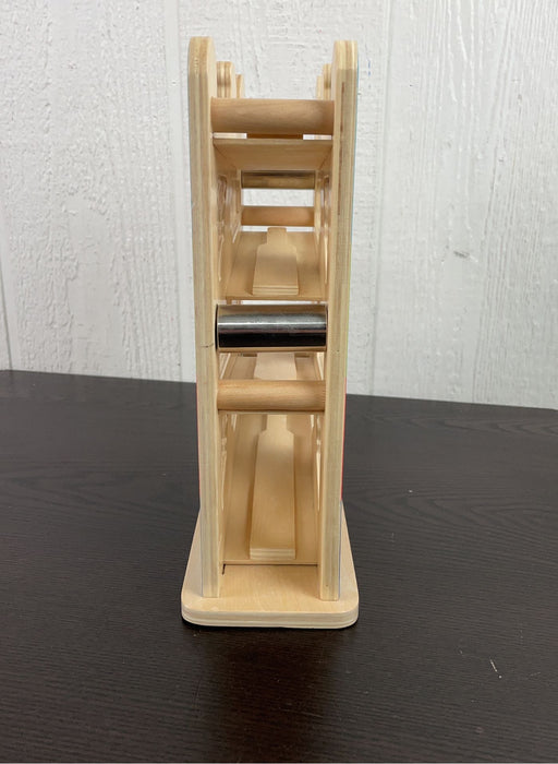 secondhand Melissa & Doug Roll And Ring Ramp Tower