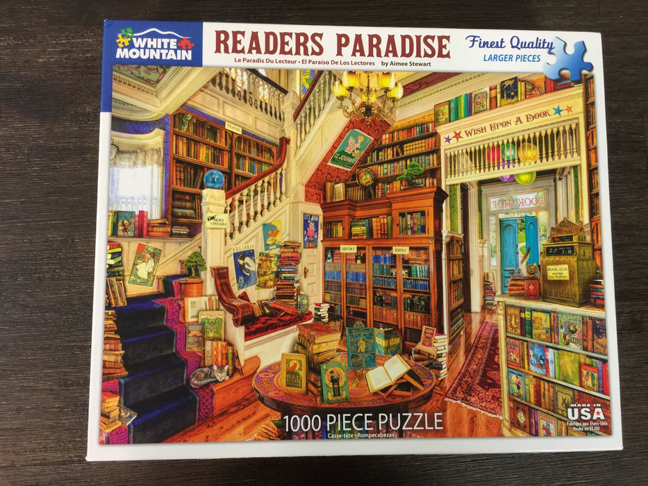 used White Mountain I000 Piece Jigsaw Puzzle