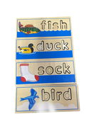 secondhand Melissa & Doug See & Spell Wooden Educational Board