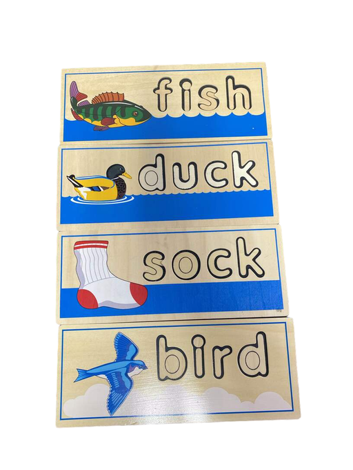 secondhand Melissa & Doug See & Spell Wooden Educational Board