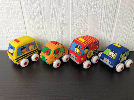 secondhand Melissa & Doug K’s Kids Pull-Back Vehicle Set
