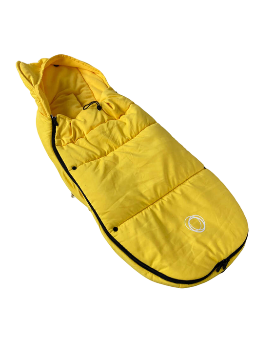 used Bugaboo Footmuff, Bright Yellow