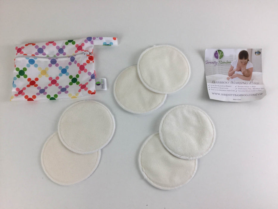 used Serenity Bamboo Nursing Pads