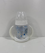secondhand NUK Learner Cup, white w/ planets