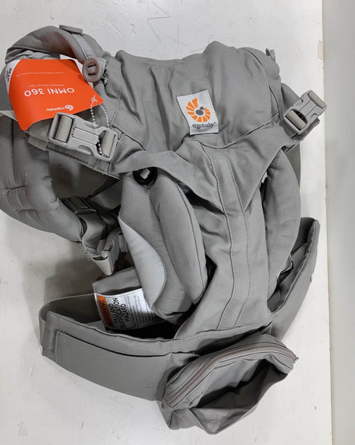 used Ergobaby Omni 360 Cotton Baby Carrier, Pearl Grey