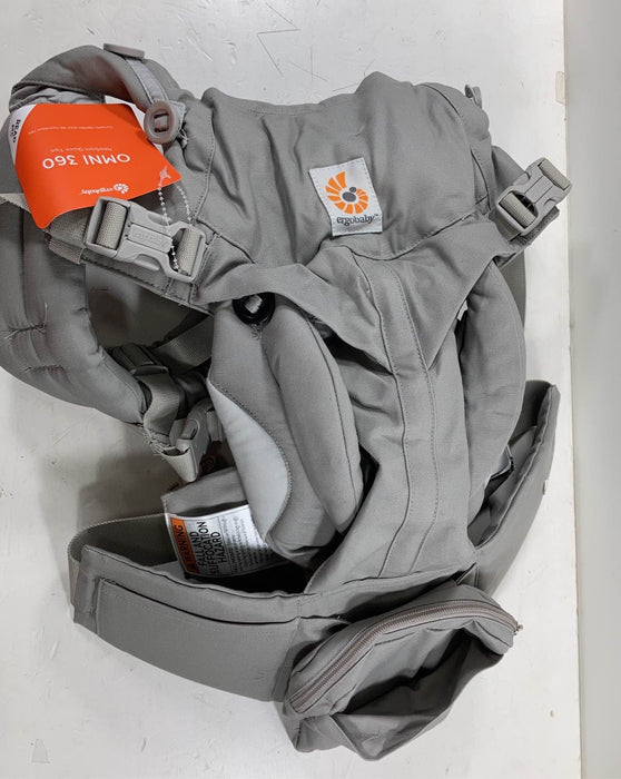 used Ergobaby Omni 360 Cotton Baby Carrier, Pearl Grey