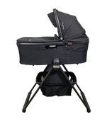 secondhand Nuna Demi Grow Bassinet + Stand, 2023, Caviar