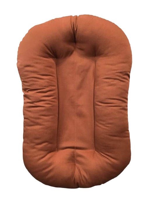 used Snuggle Me Organic Sensory Infant Lounger, Gingerbread