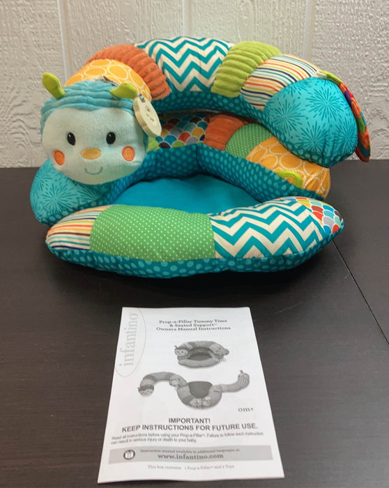 used Infantino Prop-A-Pillar Tummy Time & Seated Support