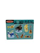 secondhand Melissa & Doug Sound Puzzle, Instruments