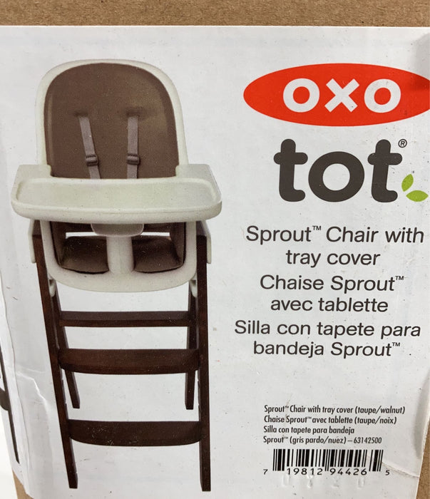 Shop OXO Tot Sprout High Chair, Taupe/Walnut at GoodBuy Gear