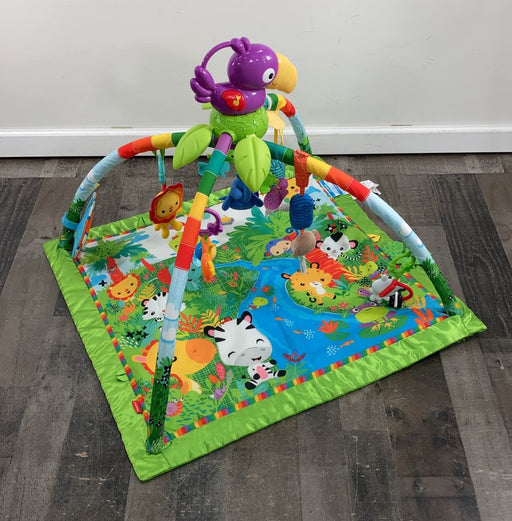 used Fisher Price Rainforest Melodies and Lights Deluxe Gym