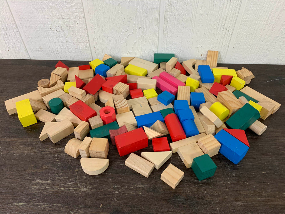 used Boikido Wooden Building Blocks