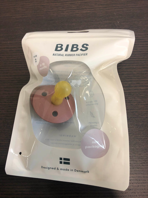 used Bibs Natural Pacifier, Blush Size 2