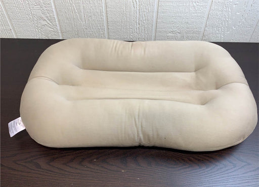 used Snuggle Me Organic Sensory Infant Lounger, Oak (Tan)