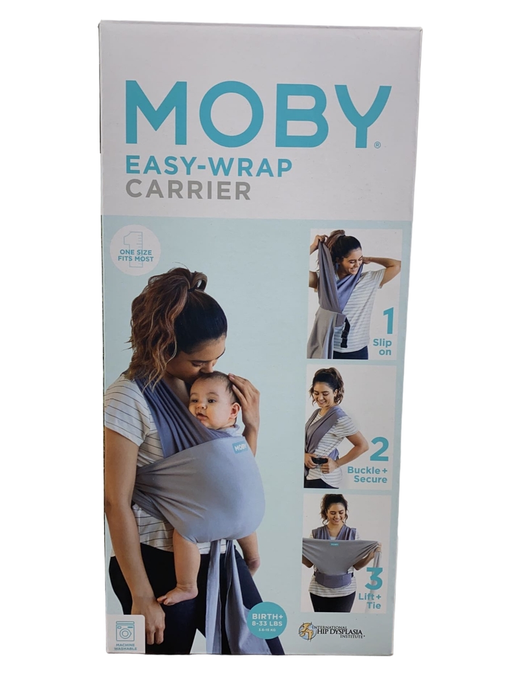 used Moby Wrap Easy Wrap, Smoked Pearl