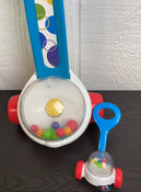 secondhand Fisher Price Corn Popper Push Toy, & Mini Popper Rattel