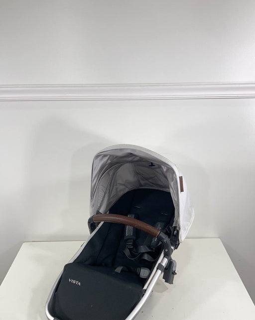 used UPPAbaby VISTA RumbleSeat, 2015+, Bryce (White and Grey Marl), 2018