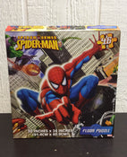 used Marvel Spider-Man 46 Piece Floor Puzzle