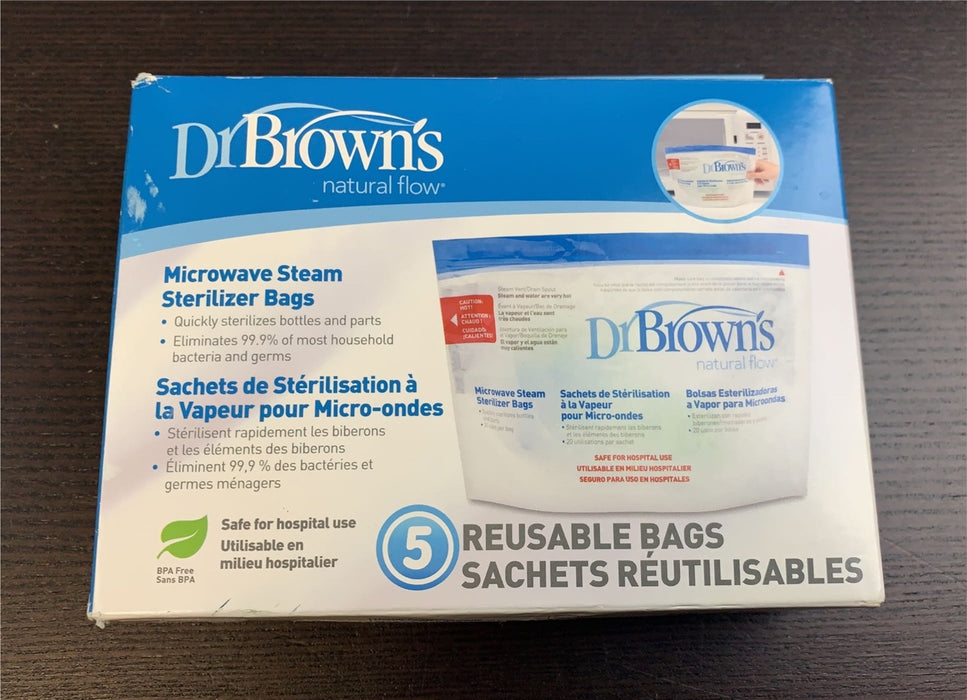 Shop Dr. Brown's Microwave Steam Sterilizing Bags, 5 Pack at GoodBuy Gear