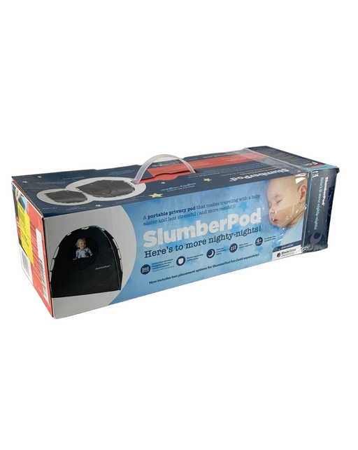 used SlumberPod 3.0 Sleep Canopy with Fan, Black with Gray Accents