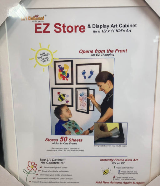 secondhand Li’l Davinci EZ Store & Display Art Cabinet, 8 1/2 x 11