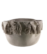 Shop Lorena Canals Tassels Basket, Natural at GoodBuy Gear