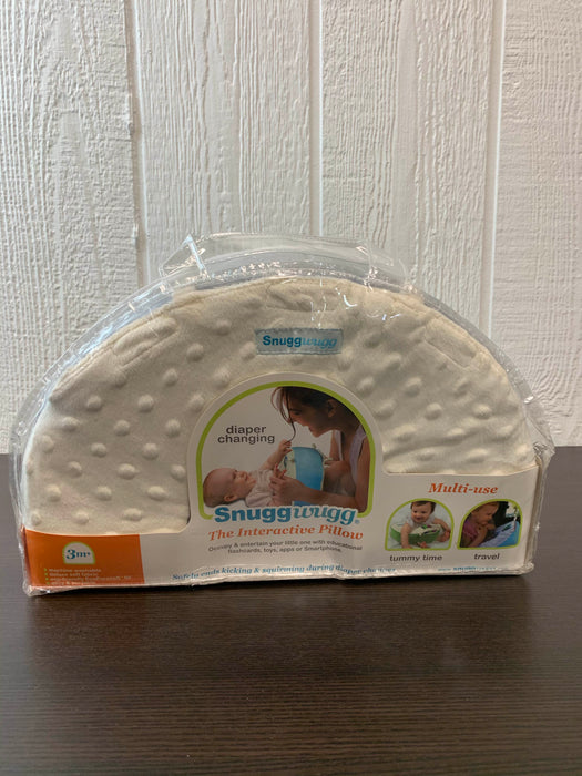 used Snuggwugg Interactive Diaper Changing, Travel Smartphone Baby Toddler Pillow