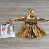 used Star Wars Girls C-3PO Costume, Girls medium