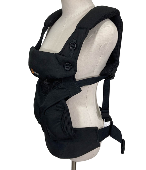 used Ergobaby 360 All Positions Cool Air Mesh Baby Carrier, Onyx Black